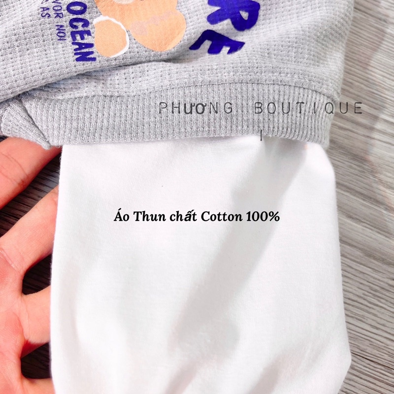 Bộ đồ thu đông dài tay cho bé trai