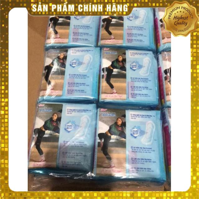 Bịch 6 Gói Băng Vệ Sinh Cool Fresh siêu mỏng Không Cánh/Có Cánh