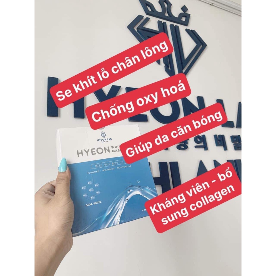 [CHÍNH HÃNG] Mặt Nạ Thủy Tinh (HYEON WHITENING MASK)