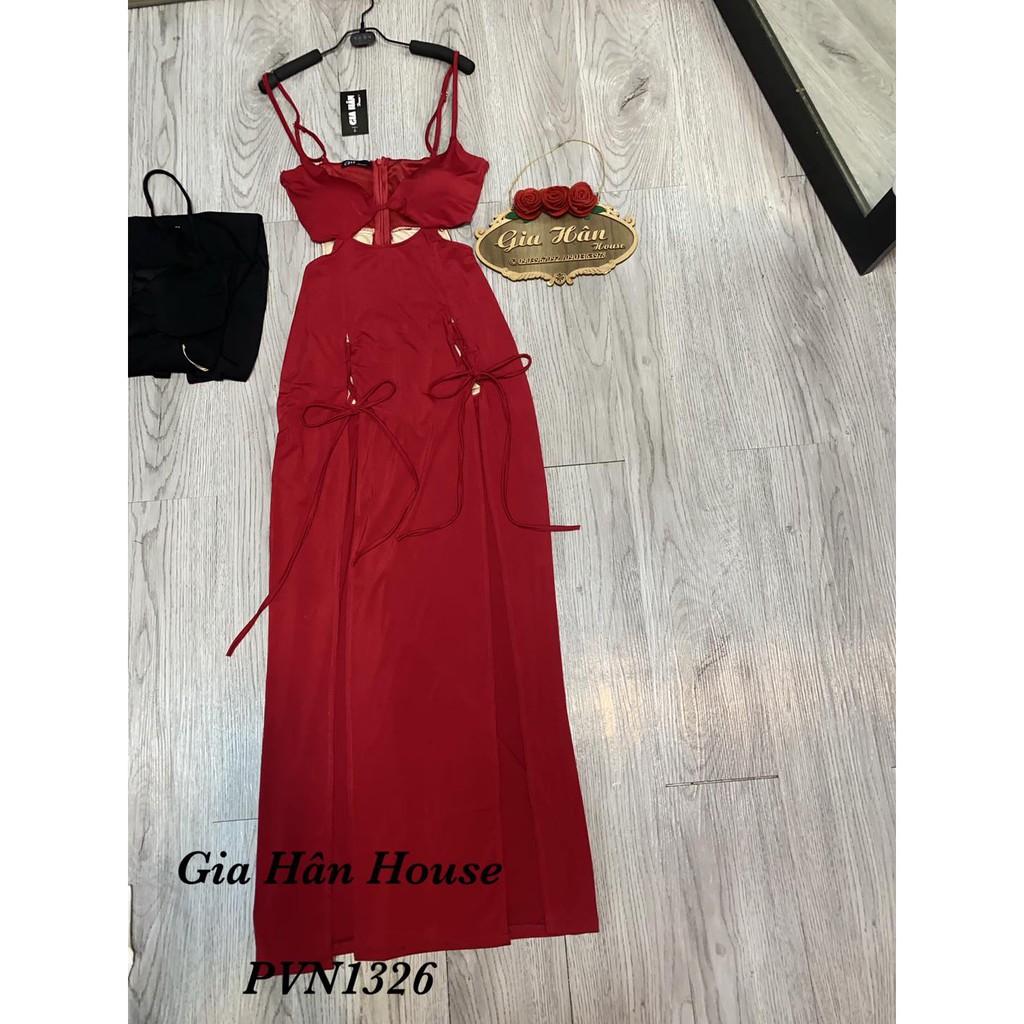 [Mã FATHANG5 giảm 10K đơn 50K] Đầm hở eo xẻ tà 2 bên | BigBuy360 - bigbuy360.vn