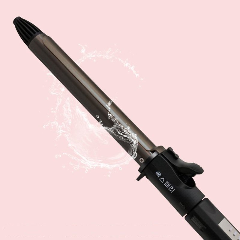 Máy uốn tóc xoăn lọn cao cấp Hàn Quốc 8137 chỉnh nhiệt chuẩn salon tóc xoay trục 360 độ
