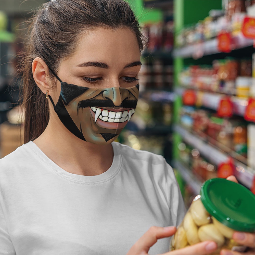 Khẩu trang cute đáng yêu dễ thương cho bé hoạt hình vui nhộn Hình Vẽ DRAWN CARTWELL có thể giặt và tái sử dụng không đau