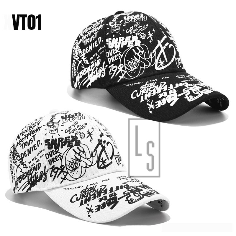 Mũ nón vetement dây dài grafity