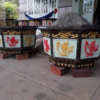 Khuôn đúc chậu bát giác 75