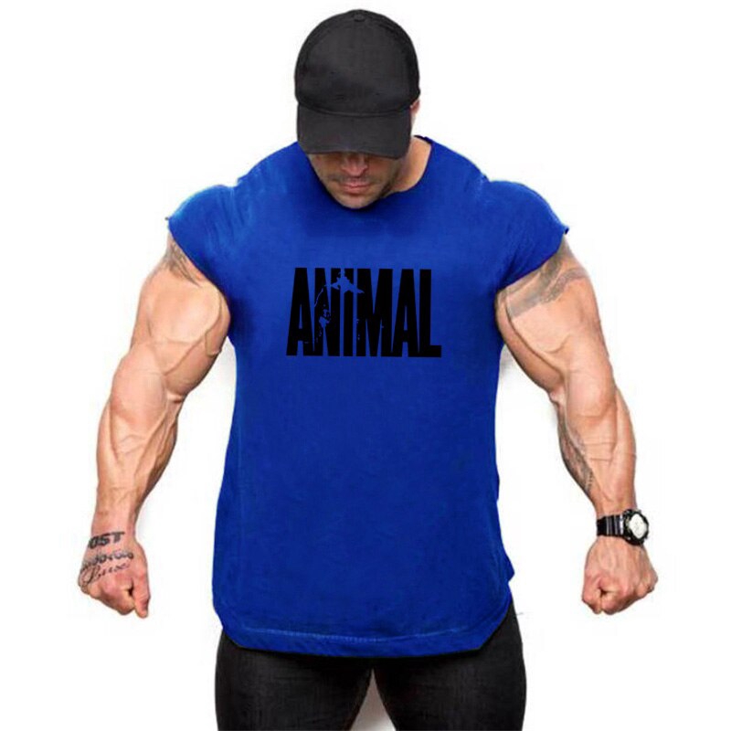 Brand Casual Men's Bodybuilding Fitness Tank Top Bodybuilding Sleeveless Shirts Men's Hot Selling Gyms Vest Singlets Workout