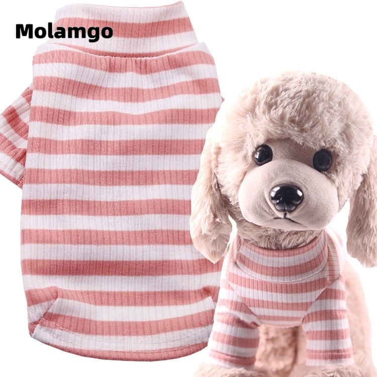 Bộ Đồ Thời Trang Kẻ Sọc Thiết Kế Dễ Thương Cho Thú Cưng