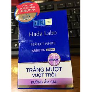 Hada Labo PERFECT WHITE ARBUTIN CREAM – Kem Hada Labo TRẮNG HOÀN HẢO