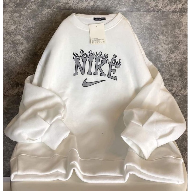 Sweater Logo Cổ Tròn Siêu Hot, From Unisex Tay Bồng ( Ảnh Thật 100%)