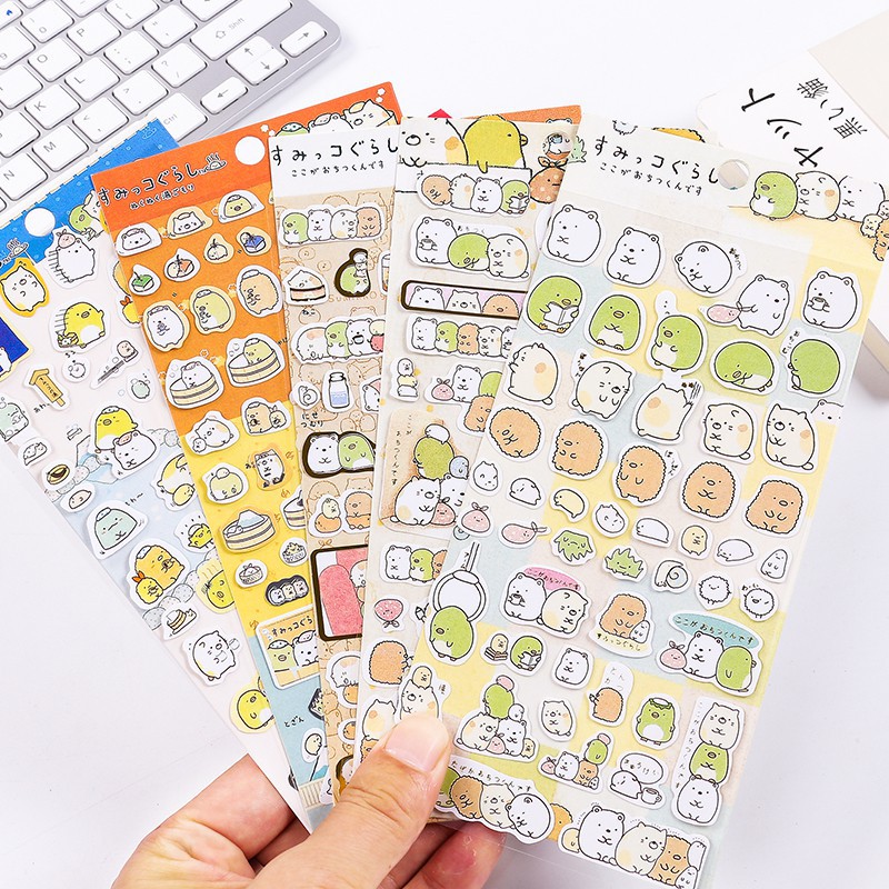 Sticker Gấu Lười Sumikko Gurashi Dán Điện Thoại