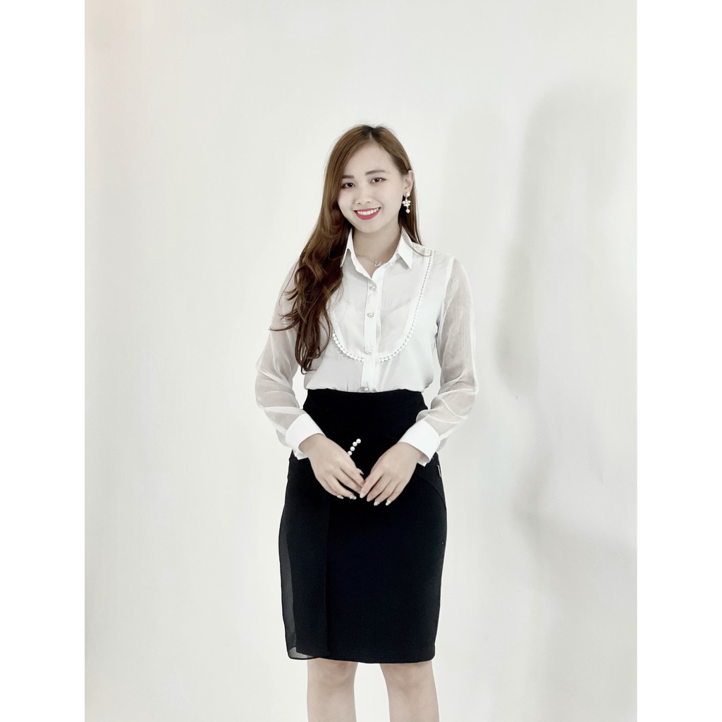 Áo sơ mi nữ thiết kế cao cấp Emvy H15