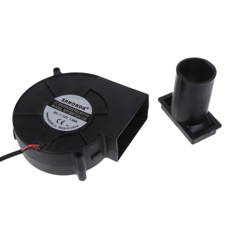 Quạt Thổi Khí Nướng BBQ PWM 97x97x33mm 12V 2A 110-240V AC Phích Cắm US