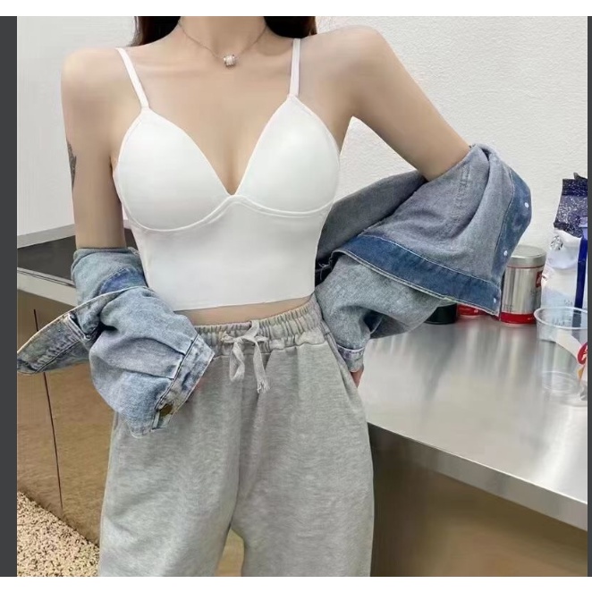 Hàng hot-ÁO BRA SU DÁNG CROPTOP CÚP ĐỊNH HÌNH NÂNG NGỰC