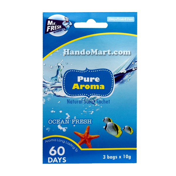 Túi thơm treo tủ quần áo Mr Fresh 30g (3 túi/hộp)