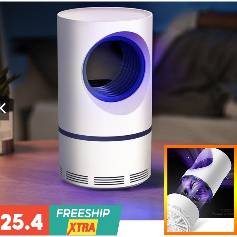 (Mới) Đèn Bắt Muỗi Thông Minh Y2023 Kiêm Đèn Ngủ Cao 22 Cm Nguồn Usb