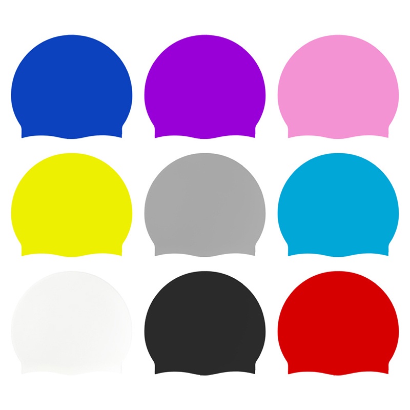 Mũ Bơi Silicone Chống Thấm Nước Thông Dụng Cho Người Lớn Và Trẻ Em | BigBuy360 - bigbuy360.vn