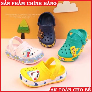 Dép sục siêu nhẹ Mario có quai hậu cho bé