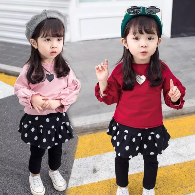 [Mã FASHIONSK313 giảm 20% TỐI ĐA 50K đơn 150K] Bộ bé gái