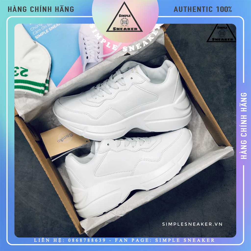 Giày Domba Flare TrắngFREESHIPDomba Flare All White Chính Hãng - Giày Domba Hàn Quốc Chuẩn DOMBA KOREA- Simple Sneaker