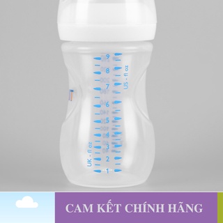 Bình sữa Philips Avent 260ml Natural Cổ Rộng Chống Đầy Hơi Chống Sặc - Tách Hộp Đôi - 1 Đổi 1 Nếu Lỗi NSX