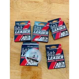 Dây shock leader Fluorocarbon chuẩn Nhật 20m phù hợp với túi tiền ae câu lure