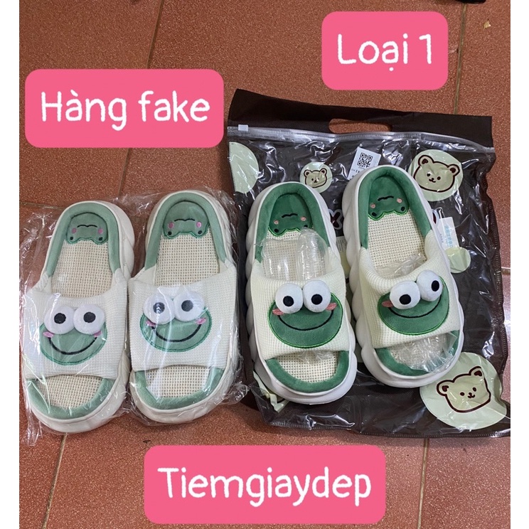 Dép bông đi trong nhà con Ếch dễ thương