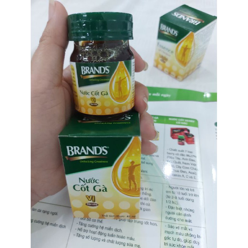 Nước cốt gà Brand's Vị dịu nhẹ 42ml /hủ