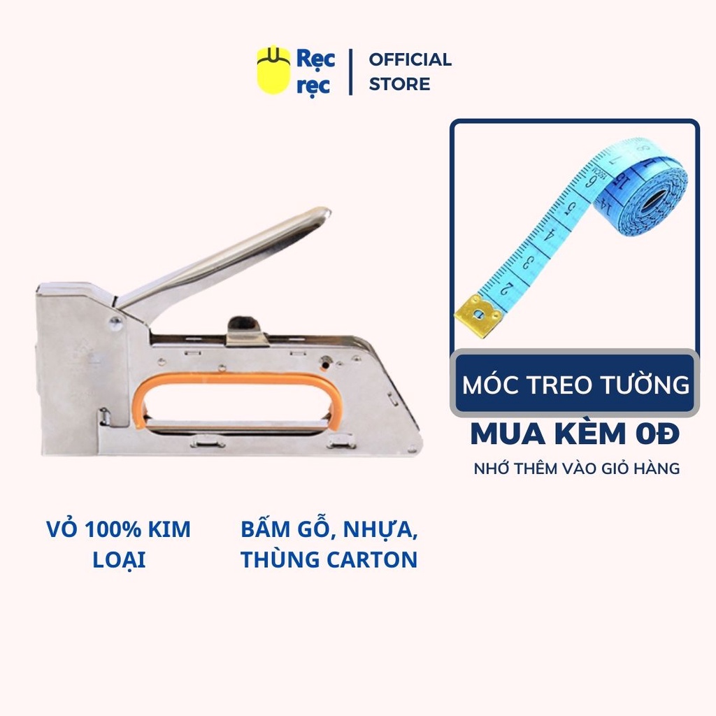 Máy bấm ghim cầm tay MBG11, KHÔNG cần điện, khí nén - Xài được cho gỗ, khung tranh, tường