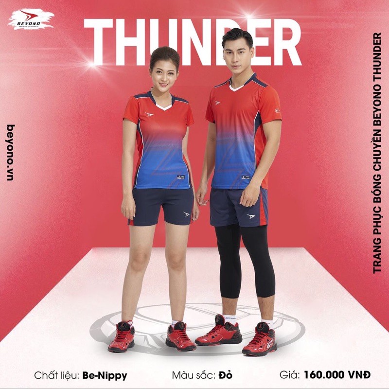 Bộ Đồng Phục Bóng Chuyền Beyono Thunder Nữ