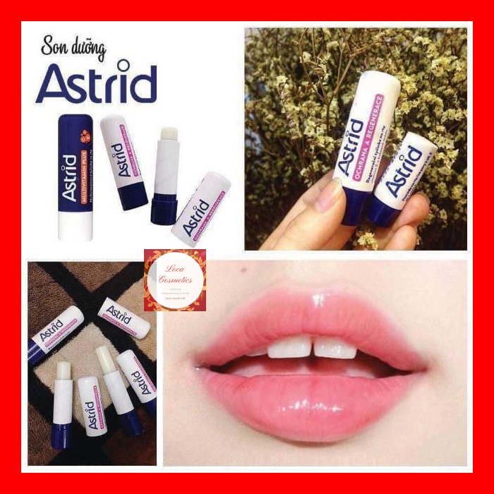 [Sẵn-Auth] Astrid Lip Balm - Son dưỡng môi mỡ hươu