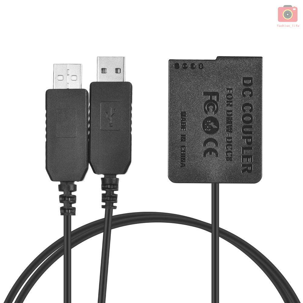 Bộ Sạc Andoer Dmw-Dc8 Dc Usb Cho Panasonic Dmc-Fz200 Dmc-Fz1000 Dmc-Gh Dmc-C85G Dm7G-X8 Dmc-Z1000