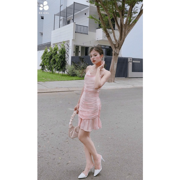 Đầm Body 2 Dây Chất Tơ Sống Có Mút Ngực Mặc Đẹp Tôn Dáng [NEW UNISEX]