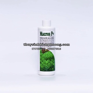 PHÂN NƯỚC ĐA LƯỢNG MACROS P+ | PHOTPHO NGĂN NGỪA ĐÓM XANH BÁM KÍNH BÁM LÁ CÂY THUỶ SINH AZ