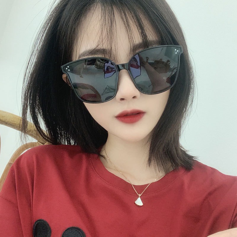 Kính Mắt 3 Chấm Dành Cho Nam Nữ Màu Đen Hot Hit Phong Cách Hàn
