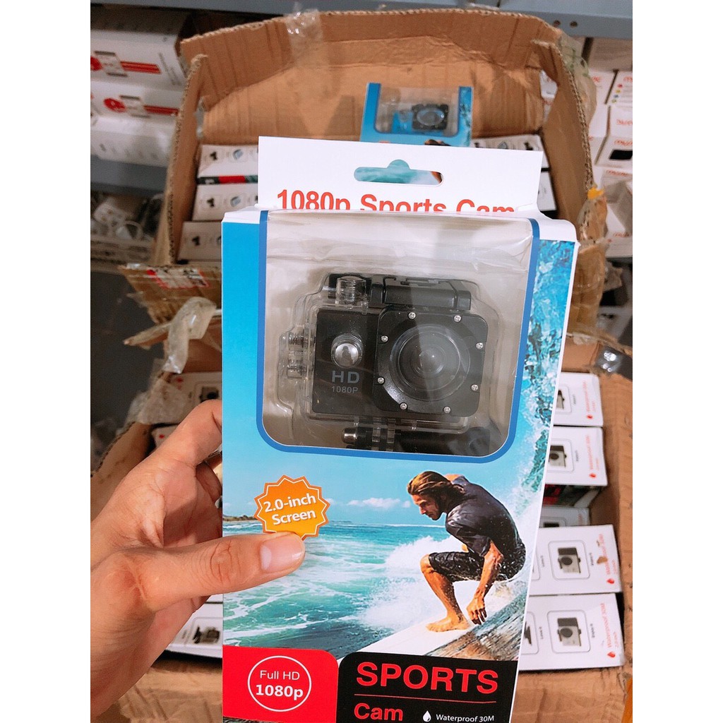 Camera chống nước giám sát hành trình Sports Cam Full HD 1080p siêu nét chất lượng cao