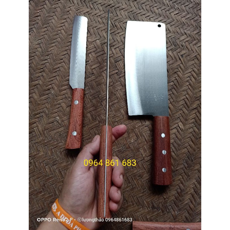 Dao thái thịt ❤ FREESHIP ❤dao thái thị bò siêu mỏng thép trắng không rỉ - bản to