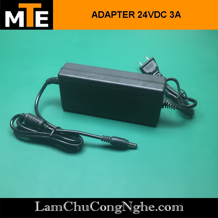 Nguồn adapter 24V 3A jack DC 5.5 * 2.1 mm