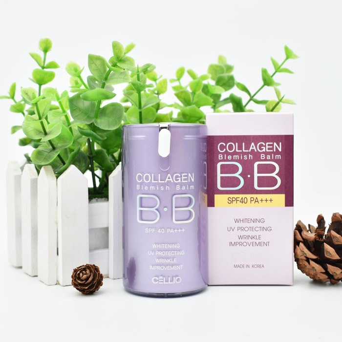 Kem Nền Cellio Collagen Blemish Balm BB Spf 40 Pa+++ Chiết Xuất từ Collagen Tự Nhiên - Hàng Chính Hãng Hàn Quốc | BigBuy360 - bigbuy360.vn