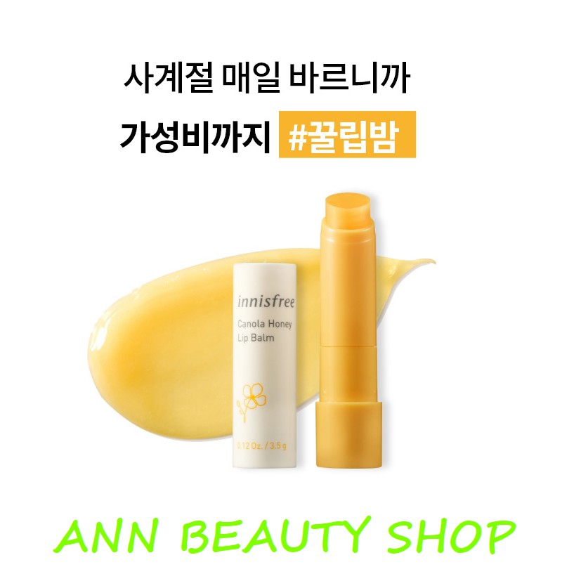 Son dưỡng môi innisfree Canola Honey Lip Balm 3.5g