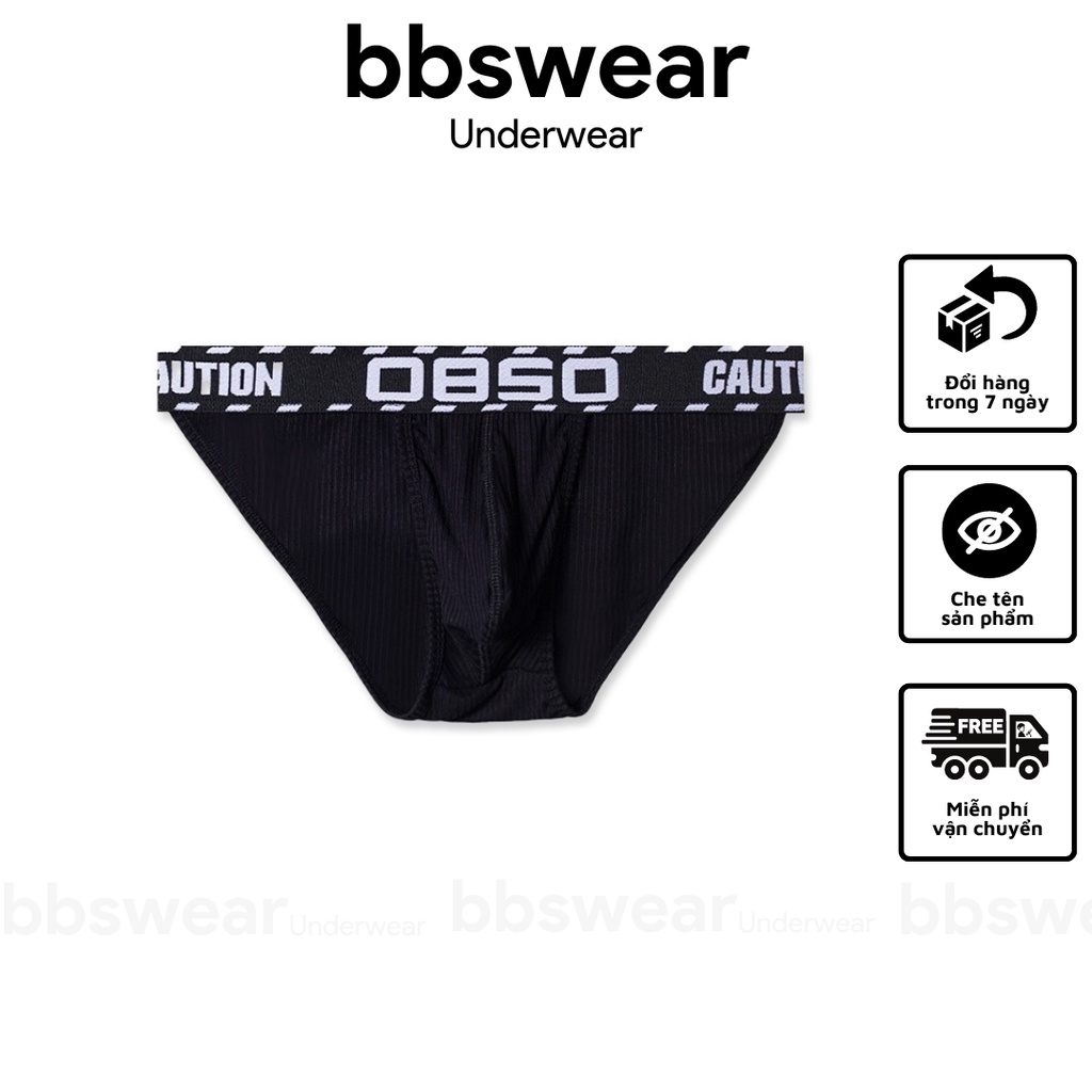 Quần lót nam cotton tam giác CAUTION Siêu thoáng mát BBS WEAR 2021 - Quần sịp nam sexy jockstrap brief BS3105