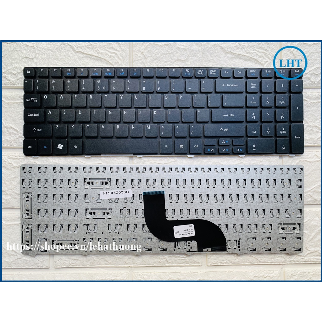 Bàn Phím Laptop Acer 5810/ 5820/ E1- 531/ E1-571/ 5542/ 5545/ 5738/ 5739/ 5740/ 5741/ 5745/ 5750 7535 7735 7736