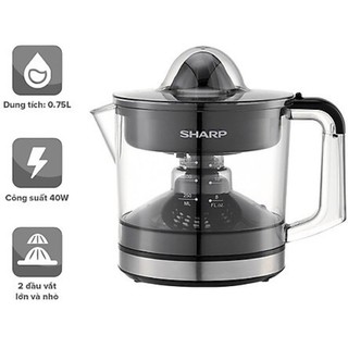 Máy Vắt Nước Cam Sharp 40W (0.75L) Đen | Uni 4Life