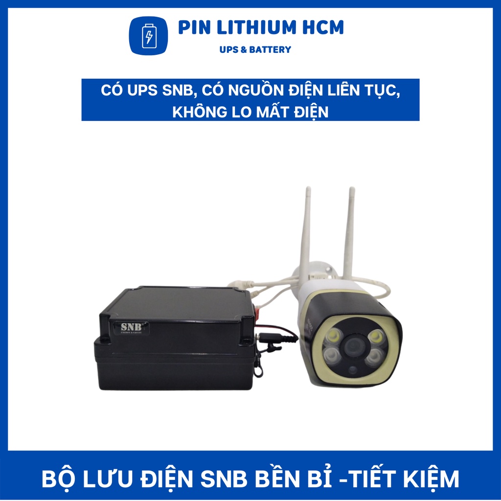 UPS 12V dung lượng 15600mAh, lưu điện camera, wifi, bảo hành 12 tháng