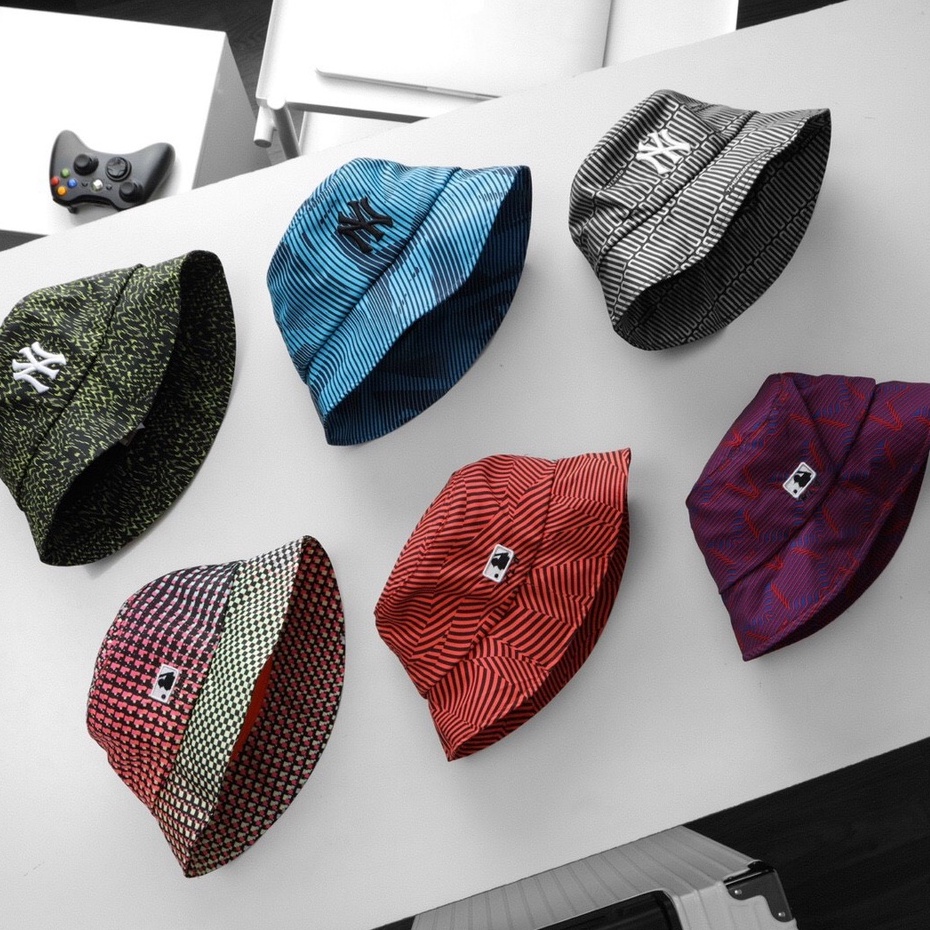 NÓN M L B  NEW YORK YAN KEE MONOGRAM CHẤT VẢI COTTON HÀN QUỐC CAO CẤP, NÓN THỜI TRANG BU10A22