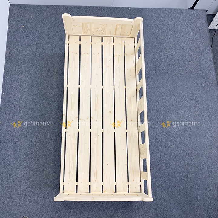 [Tặng đệm xơ dừa] Giuờng ngủ cho bé, giường trẻ em bằng gỗ thông kích thước 168*88*70cm quây 3 mặt ghép giường bố mẹ
