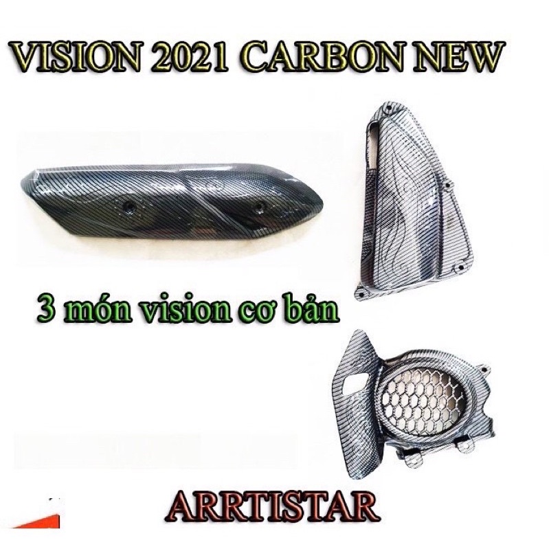 Combo 5 món vision 2021 cacbon cực đẹp