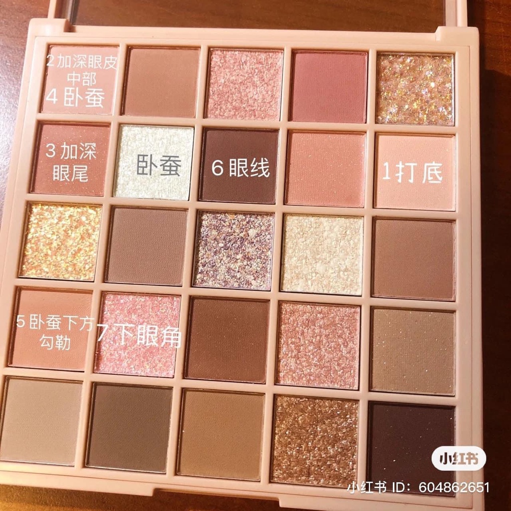 Bảng Mắt Gogotales 25 ô Phấn Mắt Nhũ Lì  Tone 202