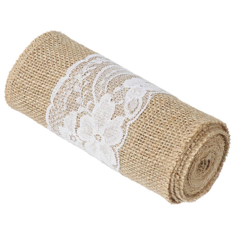 Cuộn Vải Bố Phối Ren Dùng Trang Trí Bàn Ghế Đám Cưới