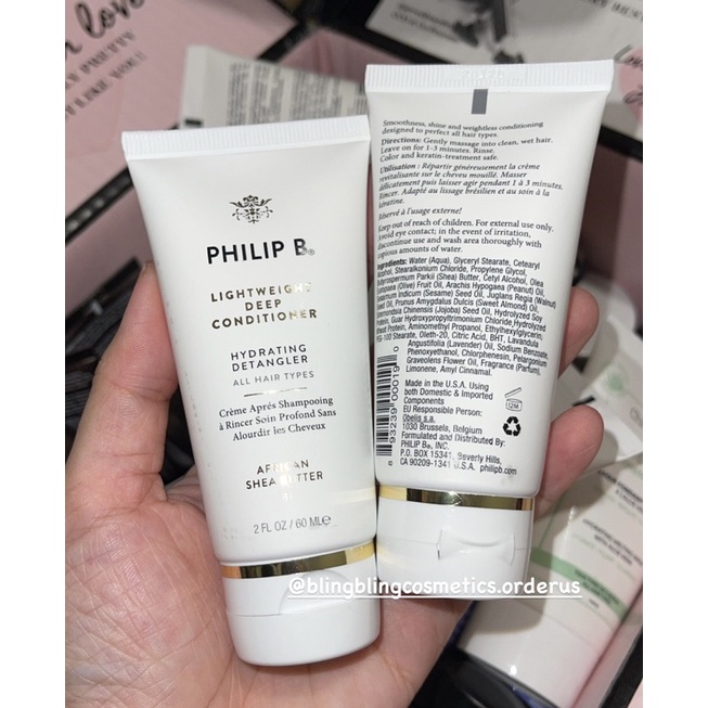 Dầu xả tóc Philip B Weightless Volumizing 60ml
