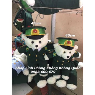 Gấu Bông Bộ Đội Biên Phòng 45 cm