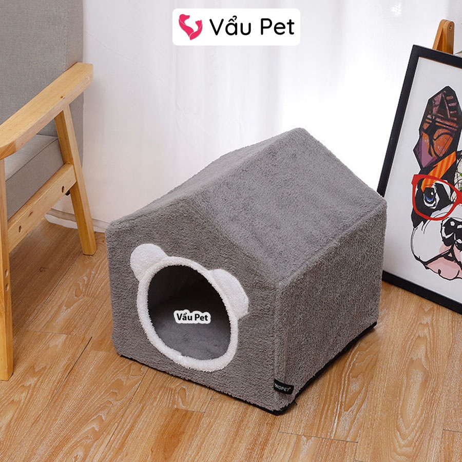 Đệm cho chó mèo Nhà khung ống nhựa siêu xinh - Nệm cho chó mèo Vẩu Pet Shop